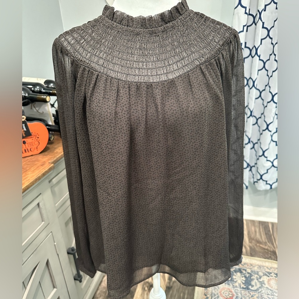 Loft Yoke Neck Blouse M